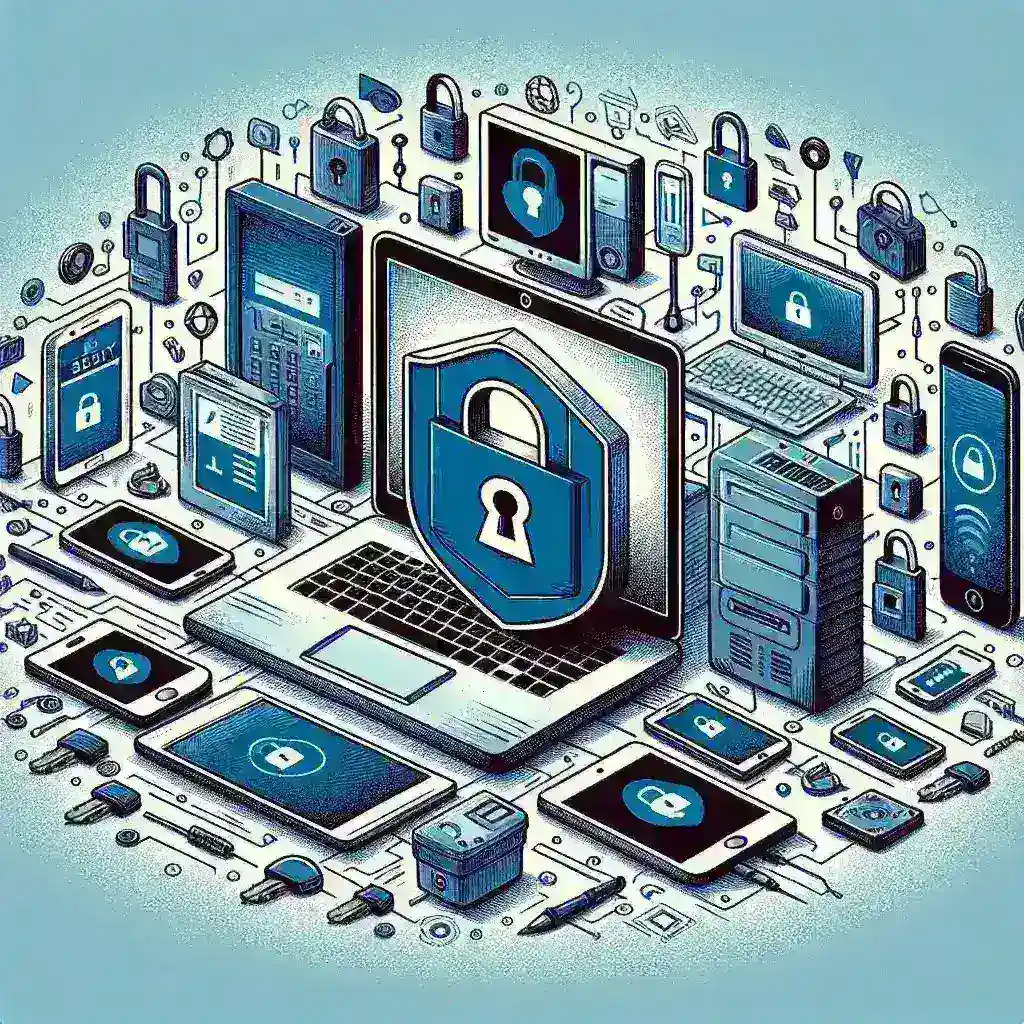 "Ilustrasi pertemuan lembaga pemerintahan AS yang membahas larangan bagi laboratorium Tiongkok untuk menguji elektronik AS, menyoroti risiko keamanan siber dan pengawasan teknologi."